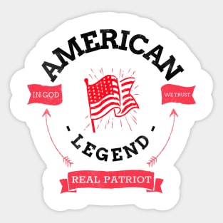 American Legend Sticker